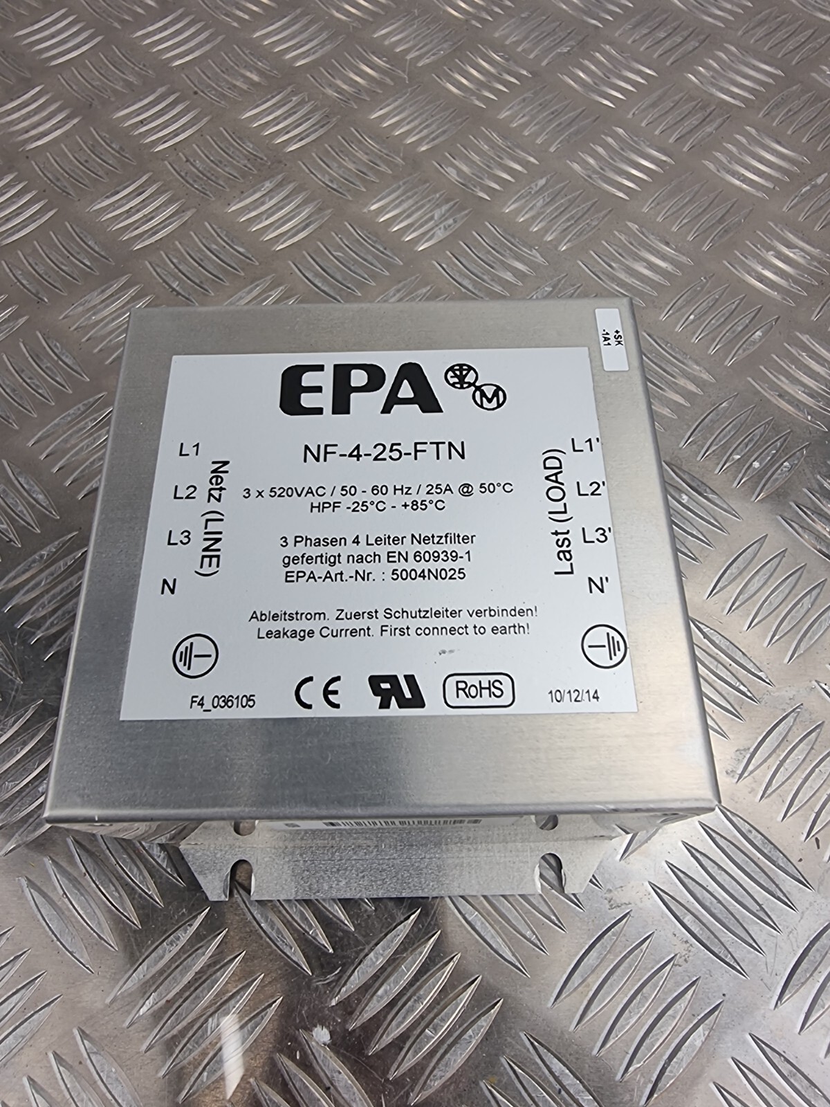 EPA NF-4-25FTN 5004N025